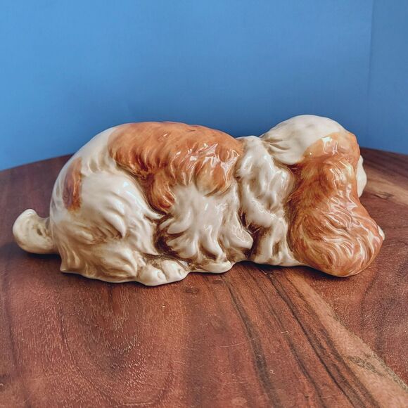 Vintage Shafford 'The Lovables' Cocker Spaniel Dog Figurine Porcelain Japan - Picture 3 of 7